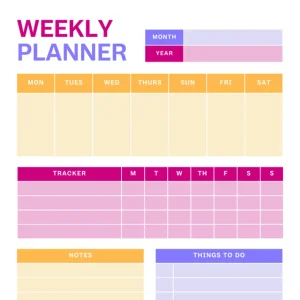 Weekly Planner Version 01